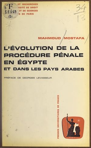 Téléchargez le livre :  L'évolution de la procédure pénale en Égypte et dans les pays arabes
