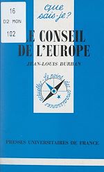 Download this eBook Le conseil de l'Europe