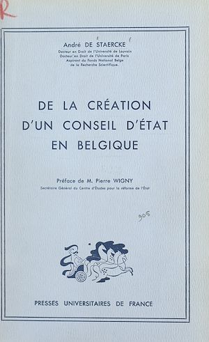 Download the eBook: De la création d'un Conseil d'État en Belgique