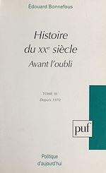 Télécharger le livre :  Avant l'oubli (3)
