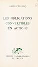 Télécharger le livre :  Les obligations convertibles en actions