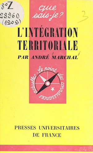 Téléchargez le livre :  L'intégration territoriale