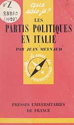 Download this eBook Les partis politiques en Italie