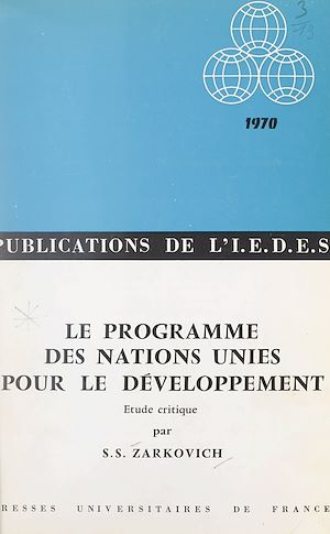 Download the eBook: Le programme des Nations Unies pour le développement