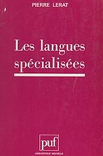 Télécharger le livre :  Les langues spécialisées