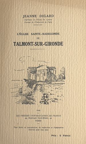 Download the eBook: L'église Sainte-Radegonde de Talmont-sur-Gironde