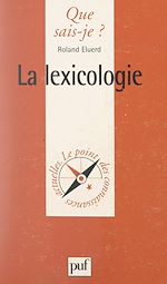 Télécharger le livre :  La lexicologie