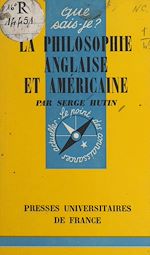 Download this eBook La philosophie anglaise et américaine