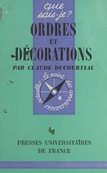 Download this eBook Ordres et décorations