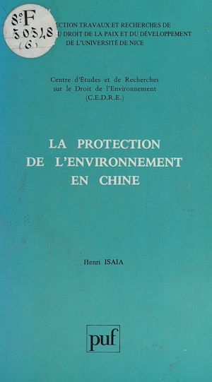 Téléchargez le livre :  La protection de l'environnement en Chine