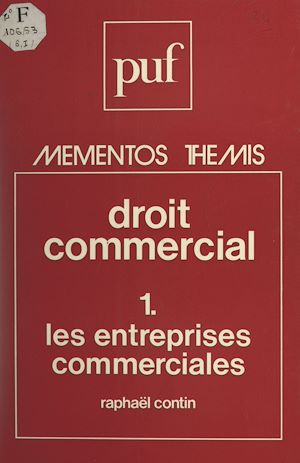 Téléchargez le livre :  Droit commercial (1)