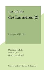 Télécharger le livre :  Le siècle des Lumières (2)