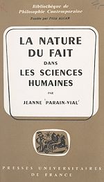 Télécharger le livre :  La nature du fait dans les sciences humaines