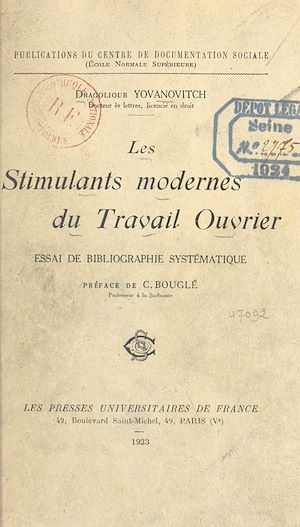 Download the eBook: Les stimulants modernes du travail ouvrier