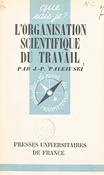 Télécharger le livre :  L'organisation scientifique du travail