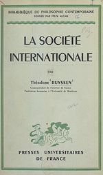 Télécharger le livre :  La société internationale