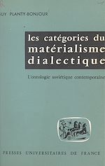 Télécharger le livre :  Les catégories du matérialisme dialectique