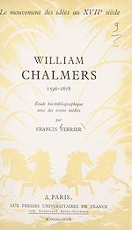 Télécharger le livre :  William Chalmers, 1596-1678