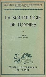 Télécharger le livre :  La sociologie de Tönnies