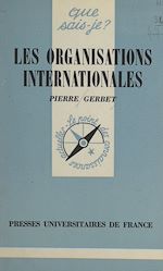 Télécharger le livre :  Les organisations internationales