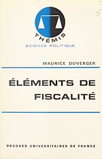 Télécharger le livre :  Éléments de fiscalité