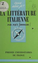 Download this eBook La littérature italienne