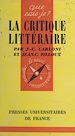 Télécharger le livre :  La critique littéraire