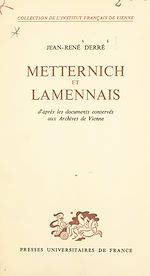 Télécharger le livre :  Metternich et Lamennais