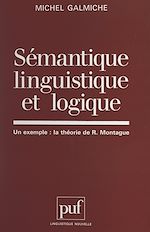 Télécharger le livre :  Sémantique linguistique et logique