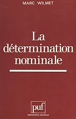 Télécharger le livre :  La détermination nominale