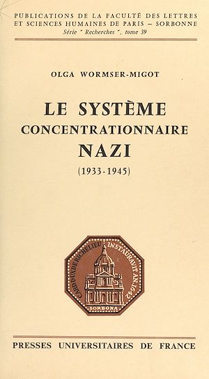 Téléchargez le livre :  Le système concentrationnaire nazi, 1933-1945