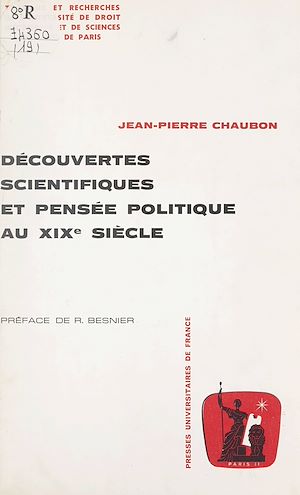 Téléchargez le livre :  Découvertes scientifiques et pensée politique au XIXe siècle