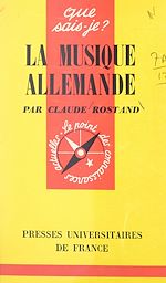 Download this eBook La musique allemande
