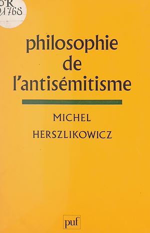 Download the eBook: Philosophie de l'antisémitisme