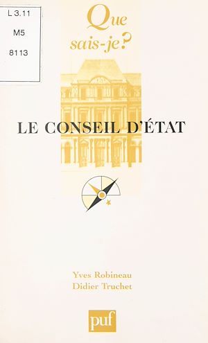 Téléchargez le livre :  Le Conseil d'État