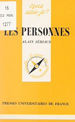 Download this eBook Les personnes