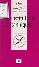 Télécharger le livre :  Les institutions britanniques