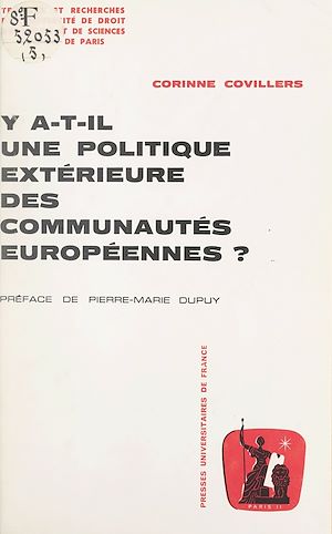 Téléchargez le livre :  Y a-t-il une politique extérieure des communautés européennes ?