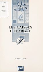 Télécharger le livre :  Les Caisses d'épargne