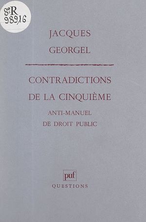 Téléchargez le livre :  Contradictions de la Cinquième