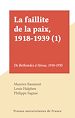 Télécharger le livre :  La faillite de la paix, 1918-1939 (1)