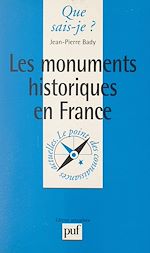 Download this eBook Les monuments historiques en France