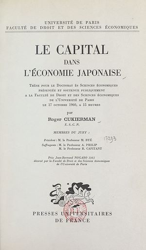Download the eBook: Le capital dans l'économie japonaise