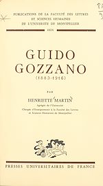 Télécharger le livre :  Guido Gozzano, 1883-1916
