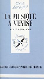 Download this eBook La musique à Venise
