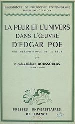 Télécharger le livre :  La peur et l'univers dans l'œuvre d'Edgar Poe