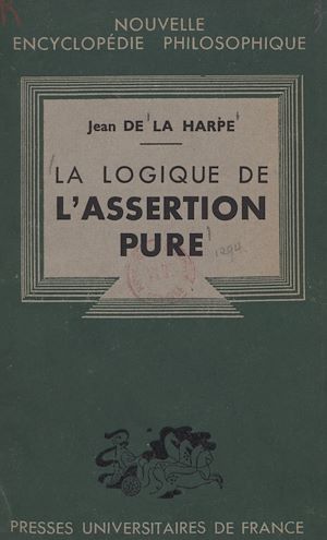 Téléchargez le livre :  La logique de l'assertion pure