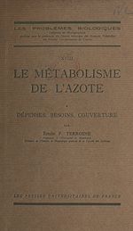 Télécharger le livre :  Le métabolisme de l'azote