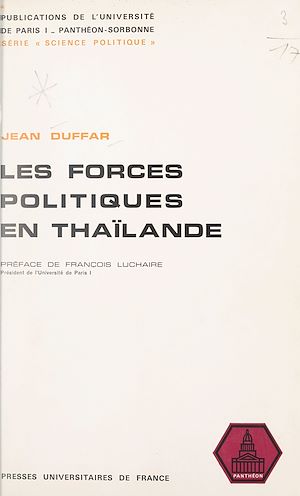 Download the eBook: Les forces politiques en Thaïlande