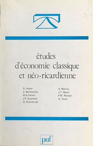 Download the eBook: Études d'économie classique et néo-ricardienne